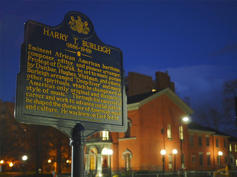 Harry T burleigh Plaque Sign v2