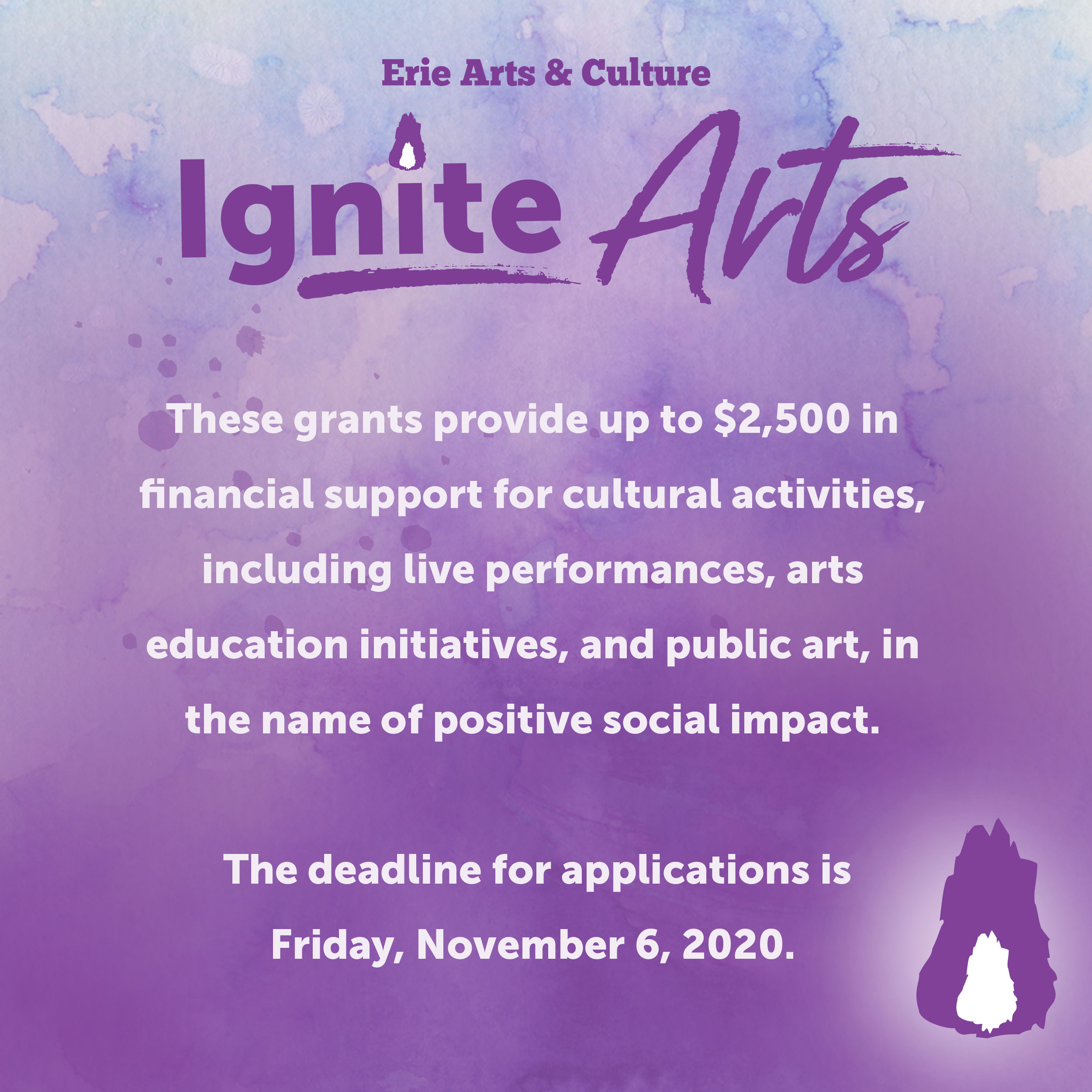 Inspire Arts grants timeline v2