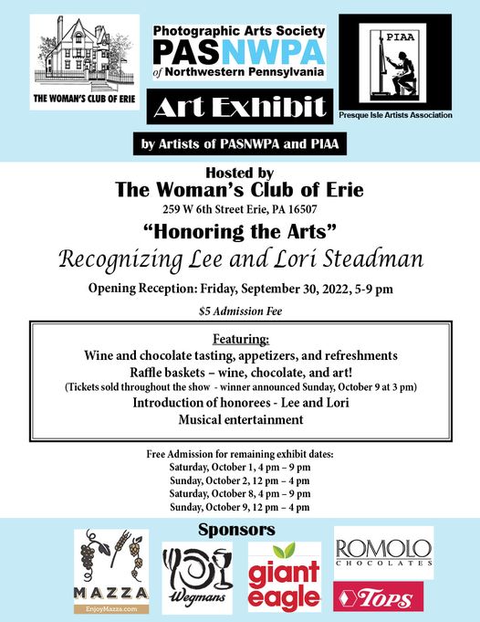 Honoring the Arts - Women's Club of Erie
