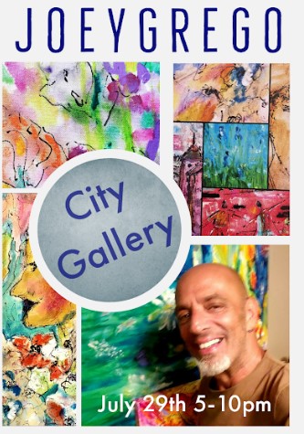 Opening for Joey Grego Art - City Gallery