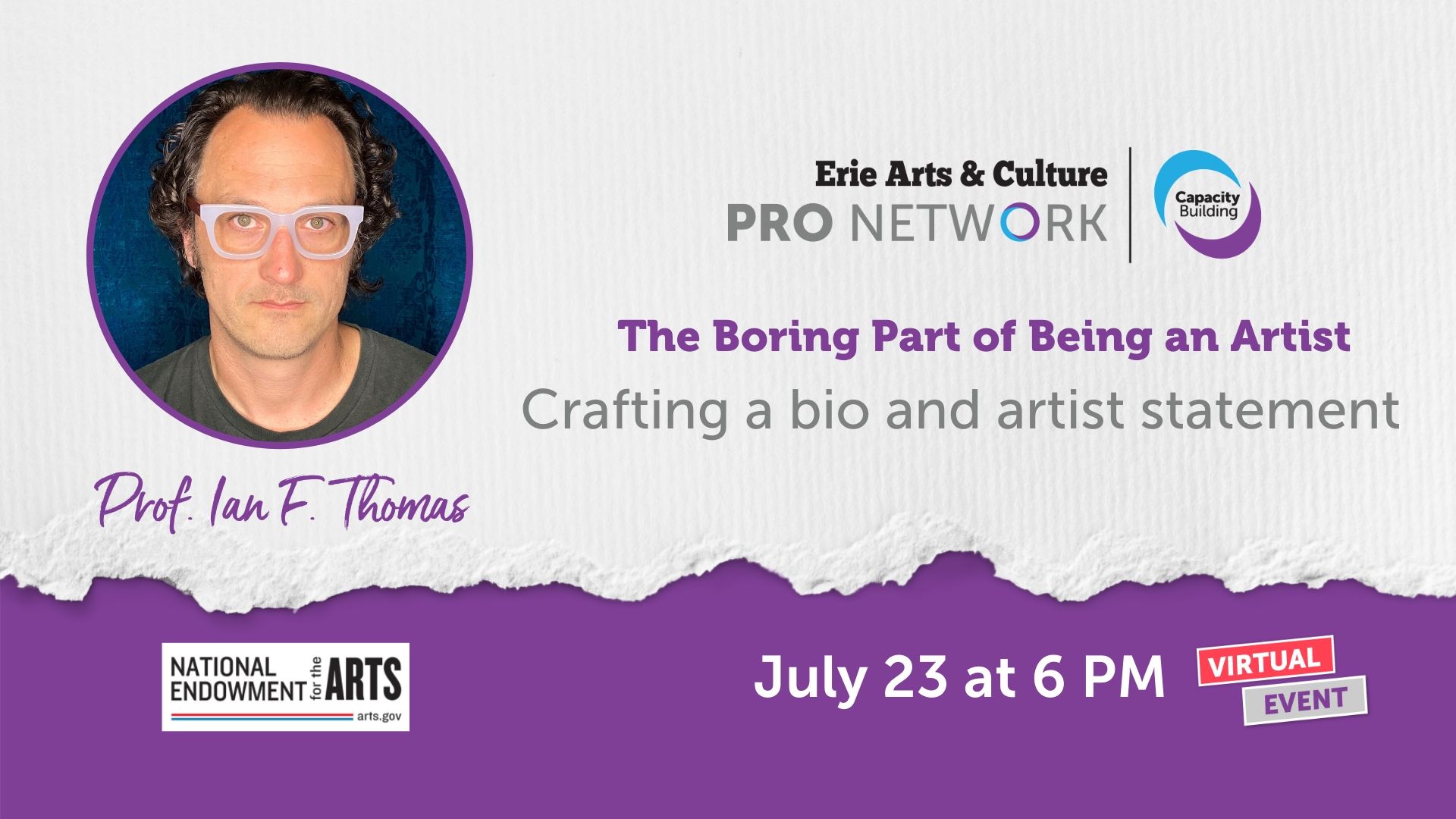 The Boring Parts of Being an Artist with Ian Thomas | Virtual Event ...