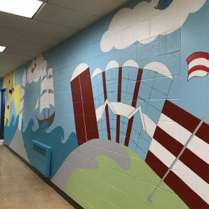 Elementary school mural "City of Erie"