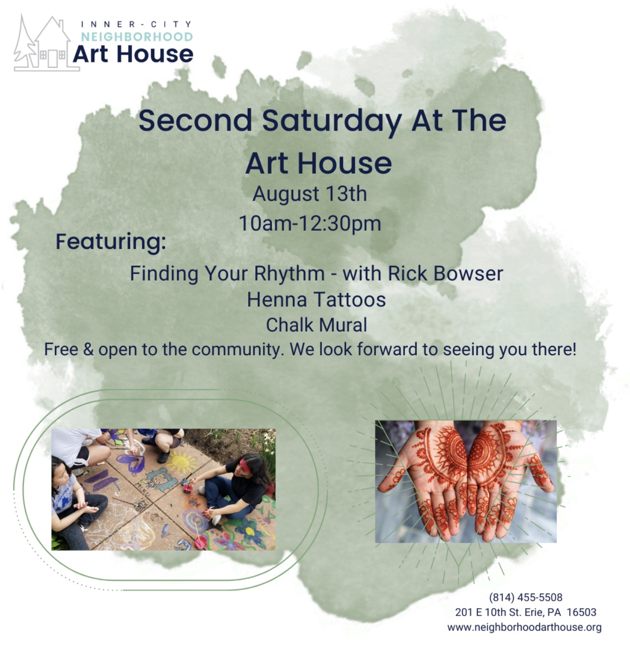 Second Saturday Community Art Celebration - Neighborhood Art House