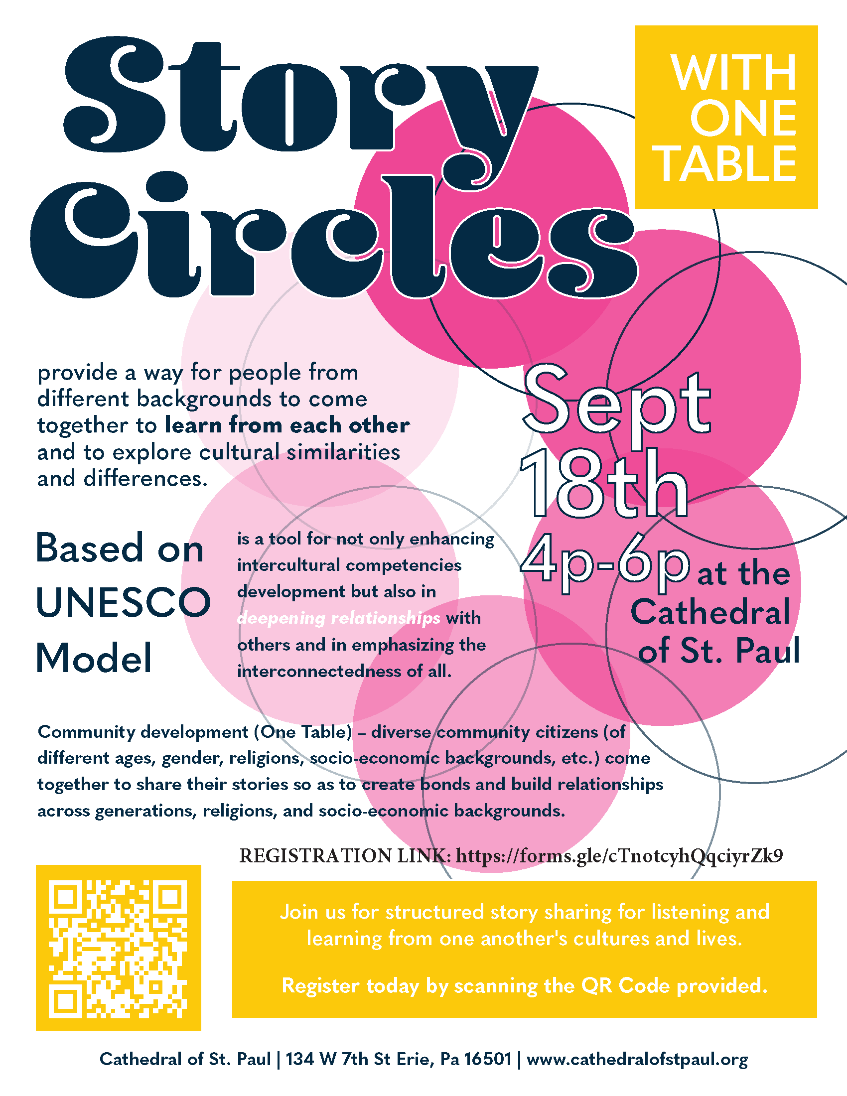 Story Circle - Intercultural Dialogue and Community Building - Cathedral of St. Paul