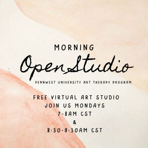 Morning Open Studio  (Virtual) - 8:00am and 9:30am