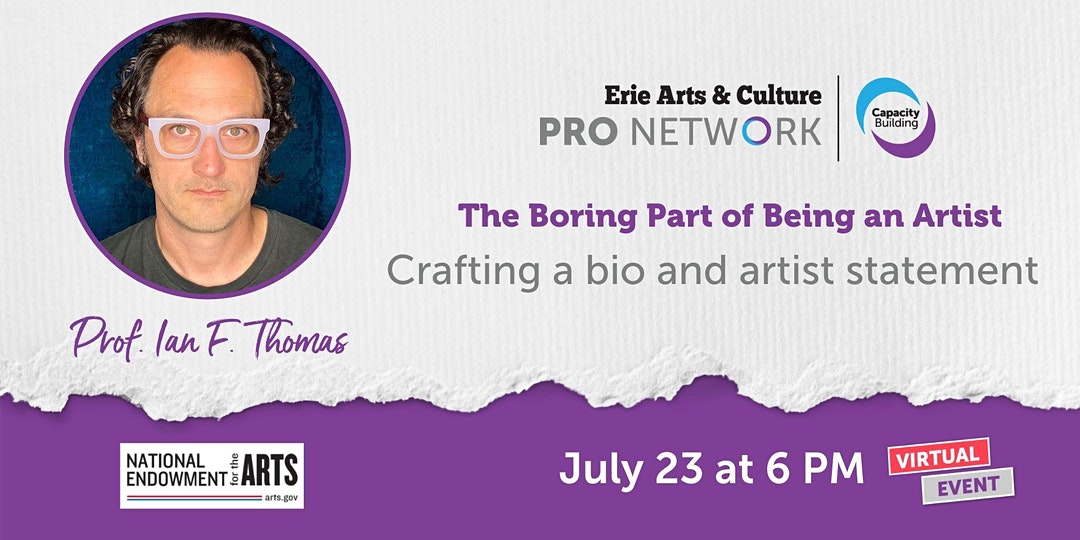 PRO Network Presents Ian F. Thomas: The Boring Part of Being an Artist