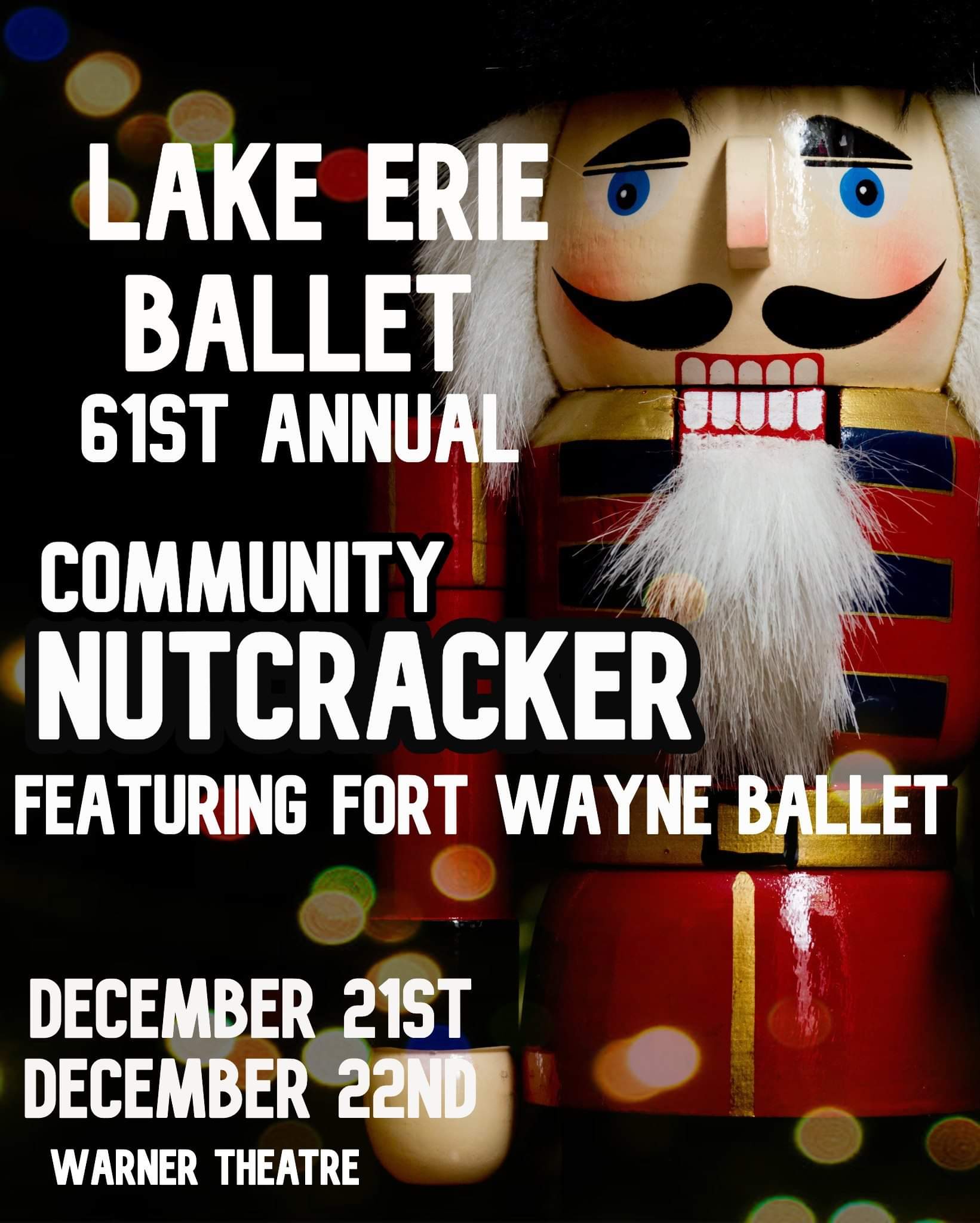 Lake Erie Ballet's "Community Nutcracker" featuring Fort Wayne Ballet
