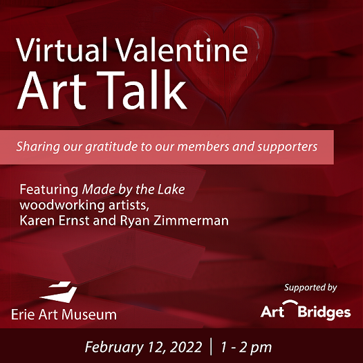 Virtual Valentine Art Talk: Made by the Lake - Erie Art Museum